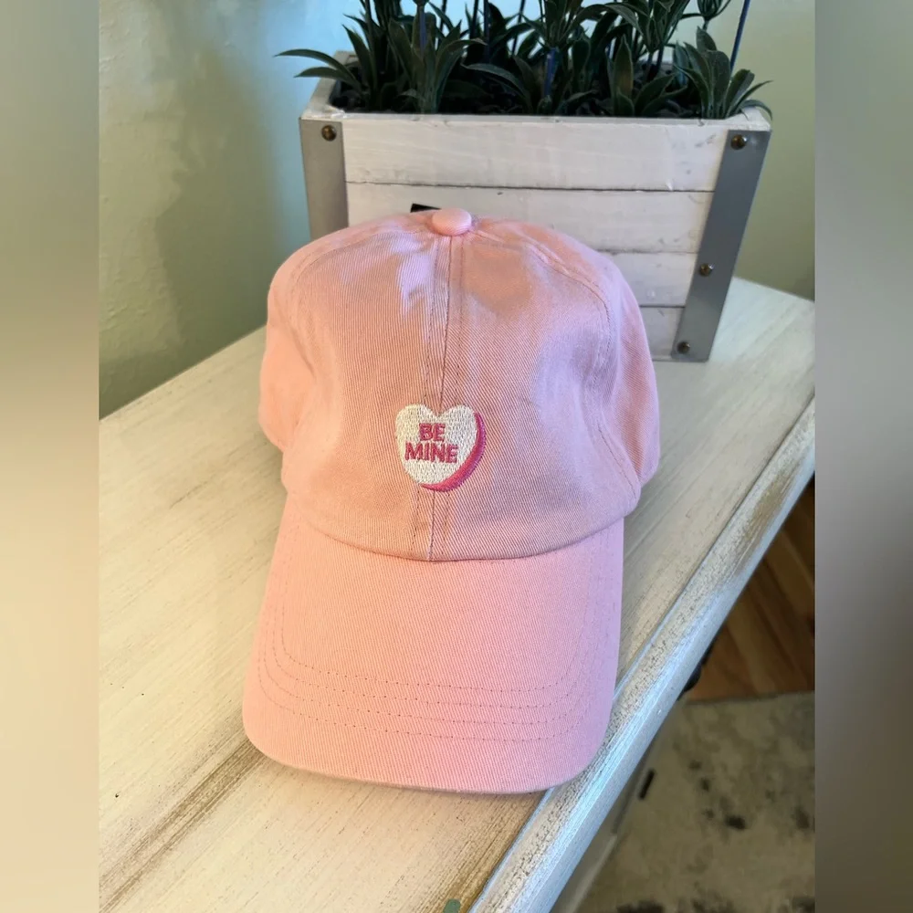 David and Young Pink 'Be Mine' Baseball Cap NWT